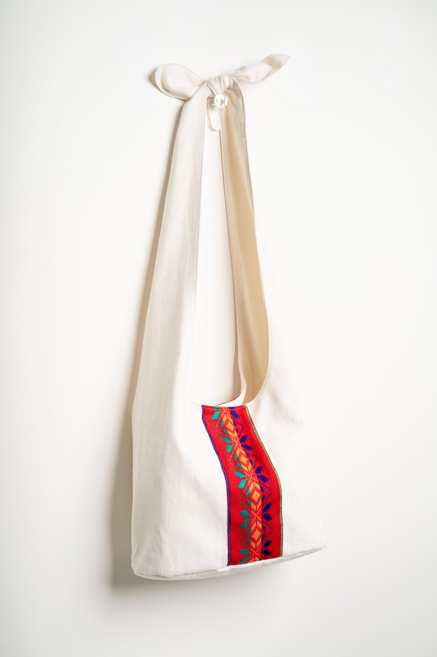 Bolsa manta rojo mexicano