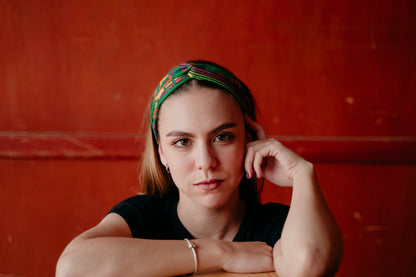 Diadema verde mexicano