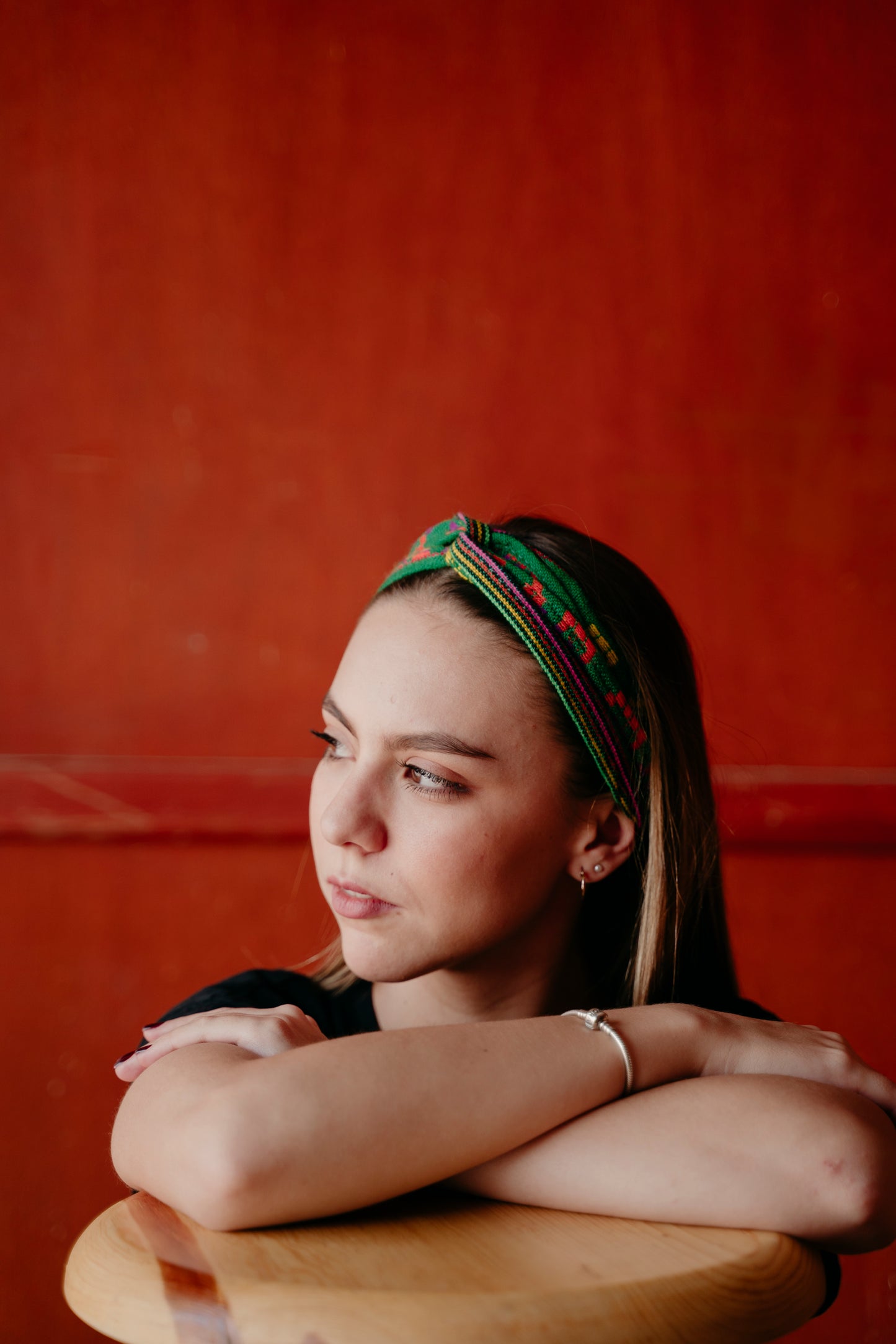 Diadema verde mexicano